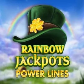 Jackpots logo of Rainbow Jackpots Power Lines from Red Tiger Gaming at Spinbara Casino