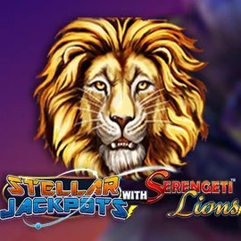 Play the Stellar Jackpots with Serengeti Lions slot by Lightning Box Game on Spinbara Casino