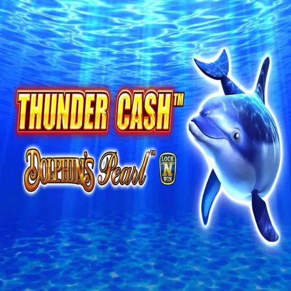 Thunder Cash Dolphins Pearl logo by Novomatic Spinbara Casino