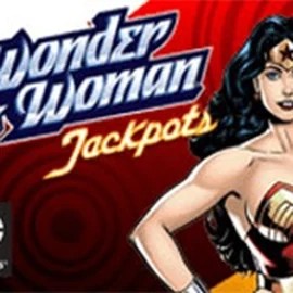 Wonder Woman Jackpots logo – Jackpots by Amaya at Spinbara Casino
